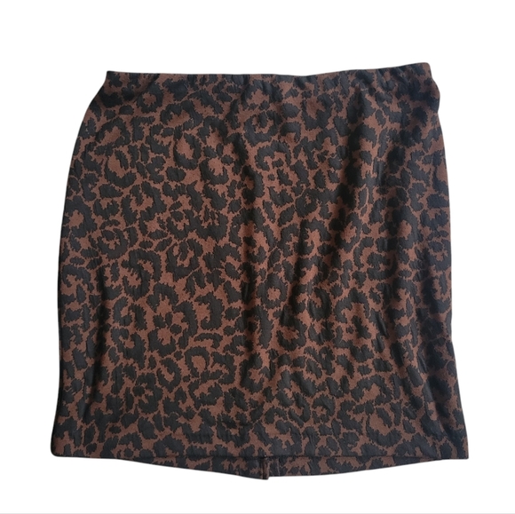 Ellen Tracy Leopard Skirt - Picture 1 of 4